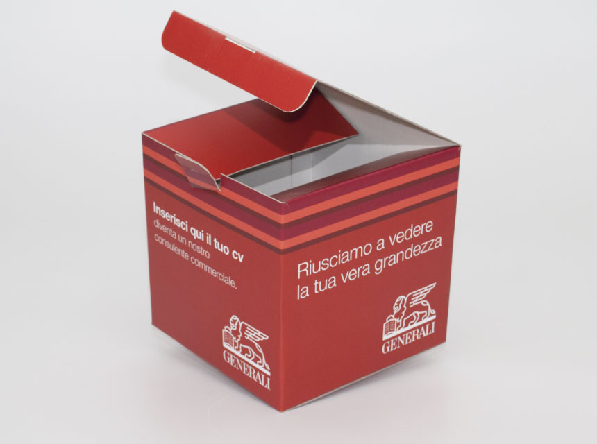 Scatola cubo per urna - Packaging - Page Service - pageservice.it